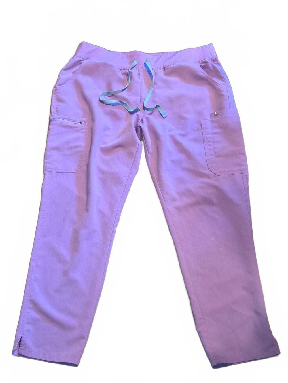 Figs Women's Scrubs Yola XL Purple w22sw2013 pants cargo GUC